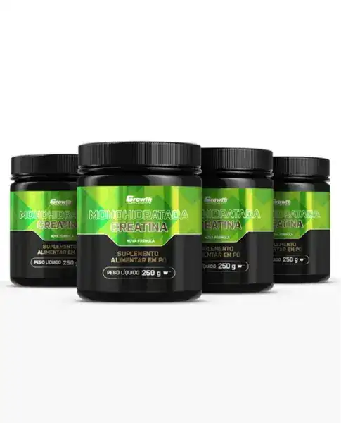Kit Creatina Monohidratada 1kg